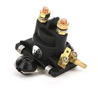 KIMISS Relé de arranque negro 12V Relé de arranque marino para piezas fueraborda del motor de 4 tiempos de 25-40 CV 65W-81941