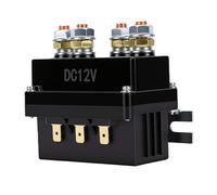 KIMISS Relé de Cabrestante 12V, Contactor de Cabrestante 250A con Circuito Antiinterferencias y 6 Tapas de Protección, for ATV UTV 4x4 SUV Remolques y Cabrestantes