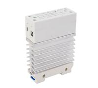 KIMISS Relé de Estado Sólido de Entrada de 3-32 V a Salida de 5-220 V para Automatización Industrial, SSR Monofásico Confiable con Disipador de Calor