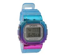 KIMISS Reloj Deportivo LED Digital Resistente Al Agua | Reloj Electrónico de Color Degradado con Esfera Grande | Multifunción para Estudiantes