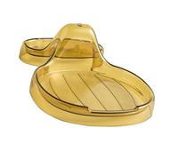 KIMISS Reposacucharas con Estante para Tapa + Estante Multifuncional para Espátula de Cocina + Organizador de Almacenamiento de Utensilios para Encimera (Marron oscuro)