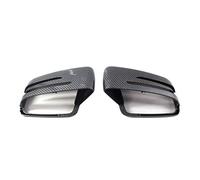 KIMISS REPUESTO PAR DE TAPAS DE ESPEJO RETROVISOR PARA CLASE E C W212 W204 W221 2009-2013 VARIOS MODELOS MERCEDES (Fibra de carbon)