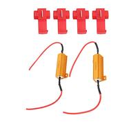 KIMISS Resistencia Anti -Resistencia Parpadeadora 2pcs Decodificador LED de 50W 8Ω a la Carga Error de Error Delantero Delantero Drl - Piezas de Repuesto de Iluminación Automotriz