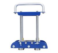 KIMISS Rodillo de Borde Manual de 3 Estaciones con cizallas: Máquina Dobladora en ángulo de 0° a 90° para Chapa Metálica, Techos Metálicos y Materiales de Reparación