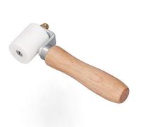KIMISS Rodillo de Costura a Presión para Impermeabilización de PVC, Herramienta de Madera Ergonómica de Alta Temperatura para Aplicaciones de Lona y Película