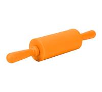 KIMISS Rodillo de Silicona Antiadherente para Hornear y Masa, Herramienta Ideal para Rodillo de Repostería con Cómodo de Plástico (ORANGE)