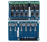 KIMISS RPi de 6 Canales, Placa para, Módulo de relé Raspberry, Placa de relé Pi de Expansión A B 2B 3B