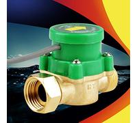 KIMISS Sensor de flujo HT-120 para bomba de agua, con rosca G1/2"-1/2", 220V 0.5A, interruptor de caudal ideal para sistemas hidráulicos