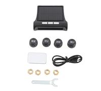 KIMISS Sensor TPMS externo para coche, de monitorización de presión de neumáticos para energía solar, USB recargable, compatible para vehículos