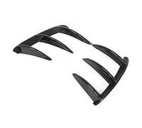 KIMISS Separador de Labios de Parachoques Trasero, Rejillas de Ventilación para W176 A200 A250 A260 AMG, Accesorio de Coche Elegante y de Fácil Instalación (patrón de Fibra de Carbono)