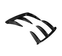 KIMISS Separador de Labios de Parachoques Trasero, Rejillas de Ventilación para W176 A200 A250 A260 AMG, Accesorio de Coche Elegante y de Fácil Instalación (Negro Brillante)