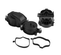 KIMISS Separador de Válvulas de Respiración de Aceite del Cárter para E46 E60 E61 E65 E66 X3 11127799225 - Separador de Ventilación de la Válvula PCV