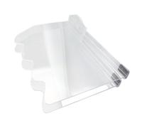 KIMISS Separadores de Estantes de Acrílico Transparente para Organización de Armarios, 2 Separadores Ajustables para Almacenamiento en Dormitorio, Cocina