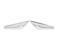 KIMISS Side Chrome Trim Finisher Marker, 2PCS Front Fender Chrome Finisher 51117338569 Reemplazo para X3 X4 F25 F26 2013-2017