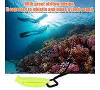 KIMISS Silbato de Emergencia para Senderismo y Acampada - Silbato de Nailon con Cordón (amarillo verde)