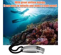 KIMISS Silbato de Emergencia para Senderismo y Acampada - Silbato de Nailon con Cordón (GREY)