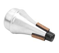 KIMISS Silenciador de Trompeta, Silenciador Recto de Aleación de Aluminio para Principiantes, Ajuste Universal, Diseño Liviano y Compacto, Ideal para Practicar, Sonido Silencioso para Tocar de Noche