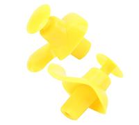 KIMISS Silicona Impermeable a Prueba de Polvo, Tapón para los Oídos en Espiral para Niños y Adultos, Accesorio de Natación (Negro) (Yellow)