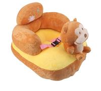 KIMISS Silla para Sentarse con Forma de Animal de Peluche para Niños Pequeños, Asiento de Apoyo para Bebés, sofá, Felpa Suave, Cómodos ángulos Ajustables, Función Bluetooth, Soporte para Sentarse