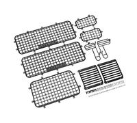 KIMISS Simulación de Malla de Ventana Metálica RC para Defender: el Exquisito Protector de Ventana Protege los Autos RC contra Rasguños