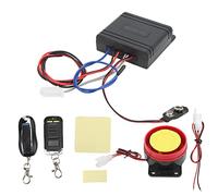 KIMISS Sistema de Alarma para Motocicleta, Alarma de Vibración Inalámbrica de Seguridad Antirrobo 12V Universal para Scooter Bike