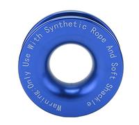 KIMISS Snatch Ring, Winch Snatch Recovery Ring 41000lbs Resistencia a la Rotura para Grillete Suave de 7/16in 1/2in con Cuerdas de 3/16in 1/4in 3/8in(Azul)