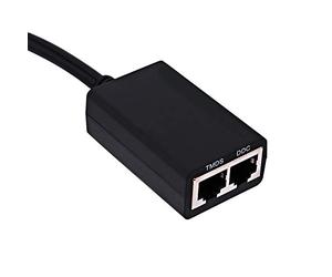 KIMISS sobre RJ45 CAT5e CAT6 Ethernet Balun Extender Repetidor, Cables de Red de 30 M, Cables Receptor y Remitente Extensor de Señal, Cables Extensores de Red, Soporta hasta 1080P