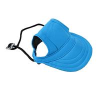 KIMISS Sombrero de Béisbol para Perros con Protección para el Sol, Cómodo y Ajustable, Deportes para Mascotas con Orificios para las Orejas para Perros Pequeños, Sombrero de Escalada Al Aire Libre (M)