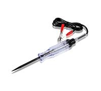 KIMISS Sonda probadora de voltaje 6V-24V DC, para coches y camiones, con luz LED y punta larga, tester eléctrico preciso