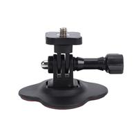 KIMISS Soporte Adhesivo Flexible para Casco, Soporte Giratorio para Cámara de 180 Grados con Base y Tornillo de 1/4 de Pulgada, para Accesorios de Cámara Deportiva Action 6 X5 X4