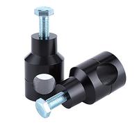 KIMISS Soporte circular para manillar de moto, para 25mm/1in, elevador universal con abrazadera, accesorio para ajuste ergonómico, montura resistente