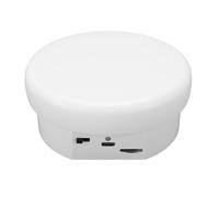 KIMISS Soporte de Exhibición Giratorio Motorizado, Fotografía de Joyería con Plato Giratorio Eléctrico de 360 grados, Rodamiento de Carga de 6,6 Libras, USB y Alimentado por Batería