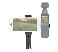 KIMISS Soporte de la Abrazadera del Teléfono Monte del Trípode Universal de 1/4 Pulgadas Enlace Rápido de Plástico Ligero Multi -Función Estable Anti -Falling Hands para Smartphones