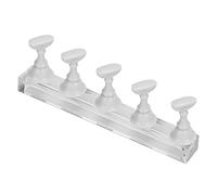 KIMISS Soporte de Práctica para Exhibición de Uñas, Soporte Magnético para Puntas de Uñas para Manicura, Ideal para Salones de, Escuelas y Uso Doméstico (WHITE)