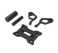 KIMISS Soporte de Teléfono GPS para Motocicleta para 450MT 2024 2025, Soporte de Vástago Mecanizado CNC Ajustable para Manillares de 12mm y 22mm