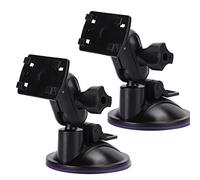 KIMISS Soporte de Ventosa HD H3041 para Navegador y Grabadora de Conducción, 65mm 2 Piezas con Cuatro Cabezas de Mandíbula
