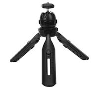 KIMISS Soporte Giratorio para Teléfono Móvil de 360°, Minitrípode Retráctil con Cabezal de Bola Ajustable de 360° para Trípode Vlog (Black)