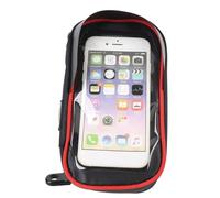 KIMISS Soporte Impermeable para Bolsa de Teléfono de Bicicleta, Soporte Giratorio de 360° para Manillar de Bicicletas, Motocicletas y Bicicletas Eléctricas, Estuche Compatible con Pantalla (Rojo)