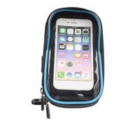 KIMISS Soporte Impermeable para Bolsa de Teléfono de Bicicleta, Soporte Giratorio de 360° para Manillar de Bicicletas, Motocicletas y Bicicletas Eléctricas, Estuche Compatible con Pantalla (Blue)