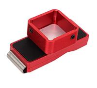 KIMISS Soporte Magnético para Tiza de Billar, Clamp/Holder Magnético Multifunción para Tiza, Accesorio Portátil para Taco de Billar (Rojo)