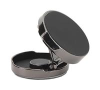 KIMISS Soporte Magnético Plegable Redondo Negro para Teléfono Móvil Soporte Plegable de 180 Grados para 14 13 12 Pro Plus Oficina Hogar Cocina Coche Grabación ABS Imán Aleación de