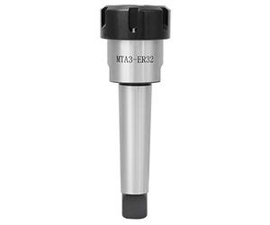 KIMISS Soporte MTA3 Morse Taper Collet Collet Chuck - Acero Alto en Carbono ER16, ER20, ER25, ER32 Piezas de Molienda CNC Compatible con CNC (MTA3-ER32)