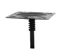 KIMISS Soporte para Asiento de Barco, Base de Pedestal para Asiento de Barco Marino Resistente con Estructura de Resorte Que Absorbe los Golpes, para Enchufe de Poste de 3/4 Pulgadas,