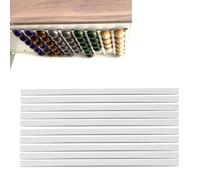 KIMISS Soporte para Cápsulas de café Adhesivo de Almacenamiento para Debajo del Gabinete, Soporte para Cápsulas de café de Plástico (Blanco)