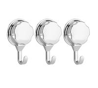 KIMISS Soporte para Gancho de Toalla con Ventosa para Baño y Cocina, 3 Unidades/juego, Soporte para Gancho de Pared de Toalla ABS con Ventosa Resistente