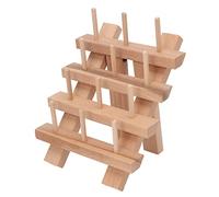 KIMISS Soporte para Hilo de Coser, Estante Plegable para Colgar Bobinas para Bordado de Bricolaje Doméstico + Estante para Bobinas de Madera + para Hilos de Bordar + Artes, Manualidades y