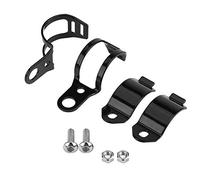 KIMISS Soporte para luz intermitente de moto, para horquilla de 30-45mm, 2 piezas, negro - Soporte para luz direccional, accesorio para scooter