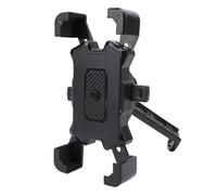 KIMISS Soporte para Teléfono de Motocicleta, Soporte para Teléfono Móvil con Manillar Giratorio de 360° y Amortiguador para Bicicletas Eléctricas y Ciclismo (Black)