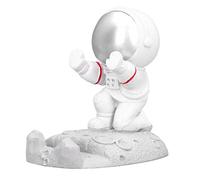 KIMISS Soporte para Teléfono Móvil - Soporte de Resina con Forma de Astronauta, Adorno Exquisito para Decoración del Hogar y la Oficina, para Teléfono Compacto y Ecológico (Empuje de Astronauta de