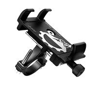 KIMISS Soporte para teléfono: Soporte Ajustable de Aleación de Aluminio para Teléfonos Inteligentes de 4,7 a 7", Diseño a Prueba de Golpes para Bicicletas Eléctricas y Scooters